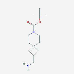Tert-butyl2-(aminomethyl)-7-azaspiro[3,5]nonane-7-carboxylateͼƬ