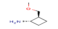 (1S,2S)-2-(methoxymethyl)cyclobutan-1-amineͼƬ