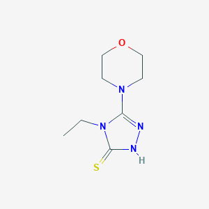 4-ethyl-5-(morpholin-4-yl)-4H-1,2,4-triazole-3-thiolͼƬ