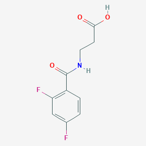 3-[(2,4-Difluorophenyl)formamido]propanoic AcidͼƬ