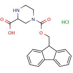 4-(9H-fluoren-9-ylmethoxycarbonyl)piperazine-2-carboxylicacidhydrochlorideͼƬ