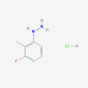 (3-Fluoro-2-methylphenyl)hydrazinehydrochlorideͼƬ