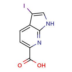 3-iodo-1H-pyrrolo[2,3-b]pyridine-6-carboxylicacidͼƬ