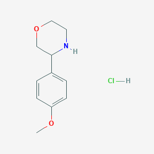 3-(4-Methoxyphenyl)morpholine HydrochlorideͼƬ