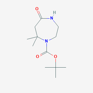 tert-Butyl 7,7-Dimethyl-5-oxo-1,4-diazepane-1-carboxylateͼƬ