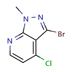 3-bromo-4-chloro-1-methyl-1H-pyrazolo[3,4-b]pyridineͼƬ
