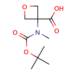 3-{[(tert-butoxy)carbonyl](methyl)amino}oxetane-3-carboxylicacidͼƬ