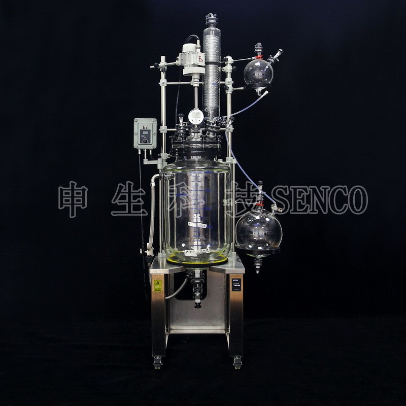 开盖式夹层玻璃反应釜FC15003图片