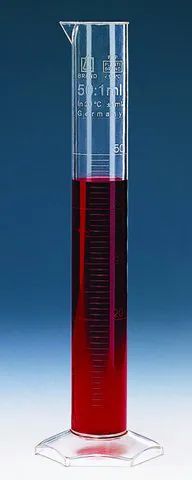 BRAND<sup>?</sup> graduated cylinder, PMP, embossed scale