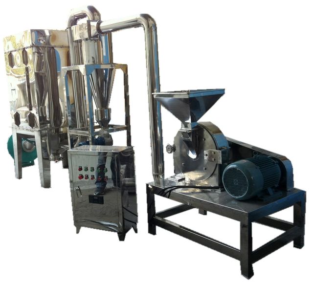 台板脉冲除尘粉碎机组图片