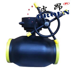 齿轮传动全焊接球阀图片