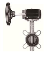 不锈钢蜗轮式对夹蝶阀W-D37A1X-16P图片