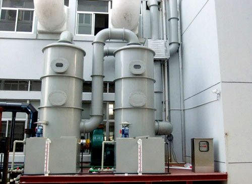 立式PP双层带除雾器喷淋塔图?></a></div>    <span style=