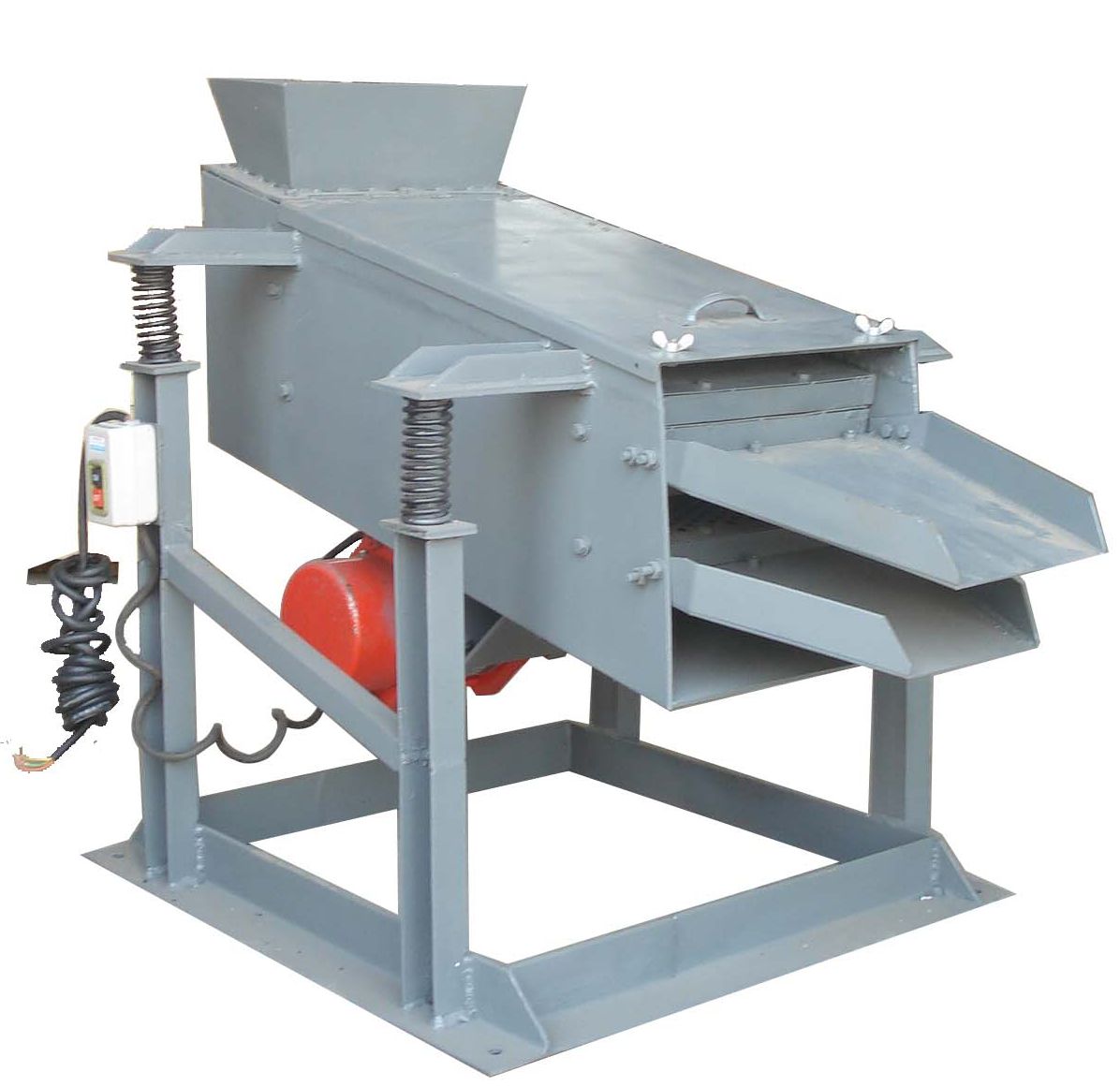 单双层两用振动筛图片