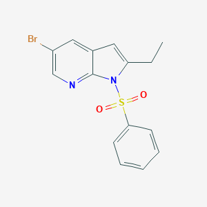 5-Bromo-2-ethyl-1-(phenylsulfonyl)-1H-pyrrolo[2,3-b]pyridine图片