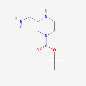 tert-butyl3-(aminomethyl)piperazine-1-carboxylate图片