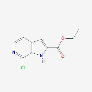 ethyl7-chloro-1H-pyrrolo[2,3-c]pyridine-2-carboxylate图片