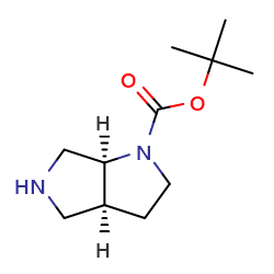 tert-butyl(3aS,6aS)-rel-octahydropyrrolo[2,3-c]pyrrole-1-carboxylate图片