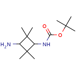 tert-butylN-(3-amino-2,2,4,4-tetramethylcyclobutyl)carbamate图片