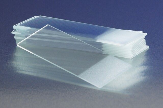 Corning<sup>?</sup> microscope slides, frosted one side, one end