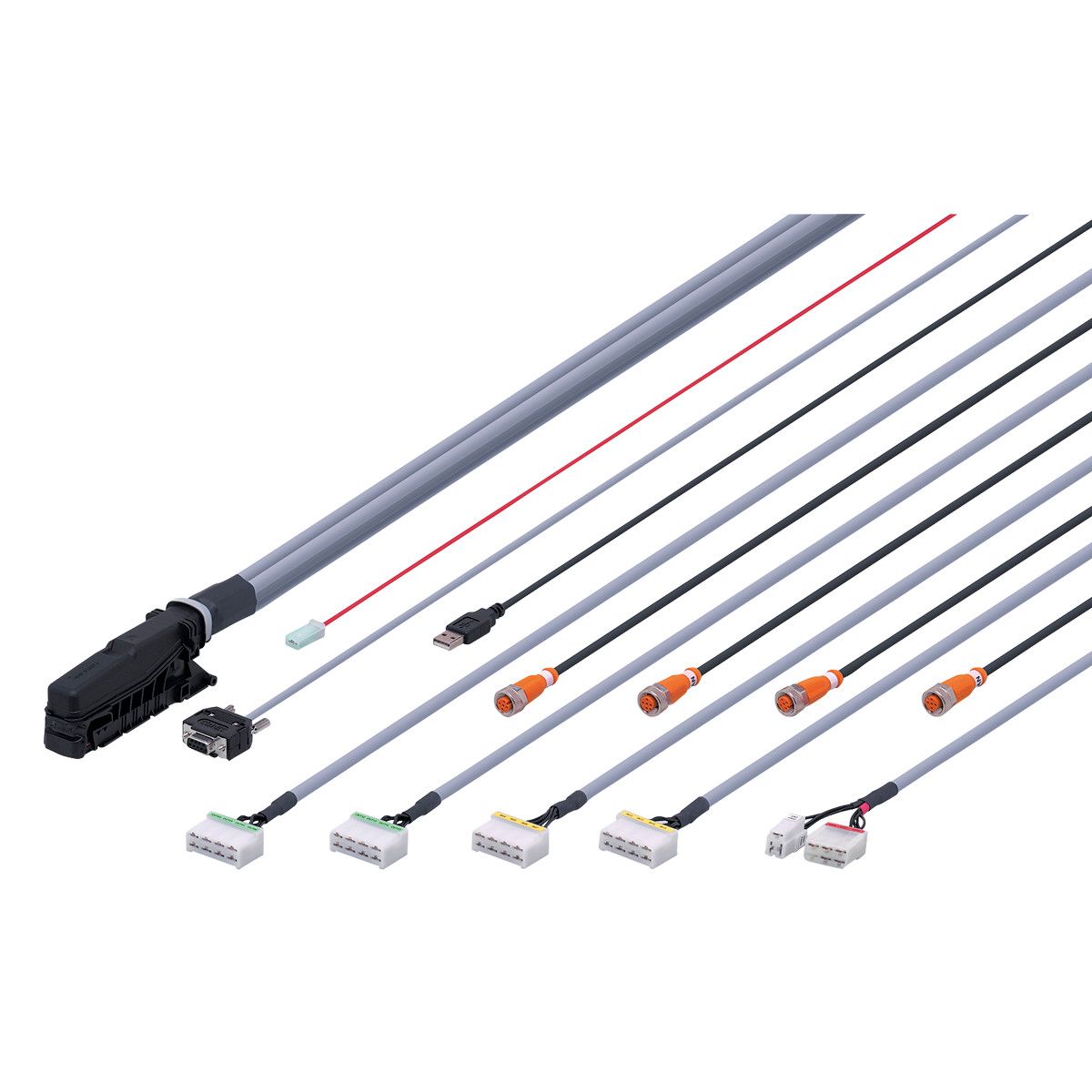 适用于移动车辆和工程机械系统控制器的预接线编程电缆EC2096图片