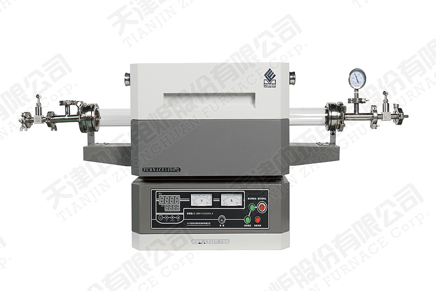 1200℃开启式真空气氛管式电炉图片