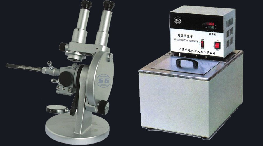 双目阿贝折射仪WYA-2W+超级恒温槽CH1015图片