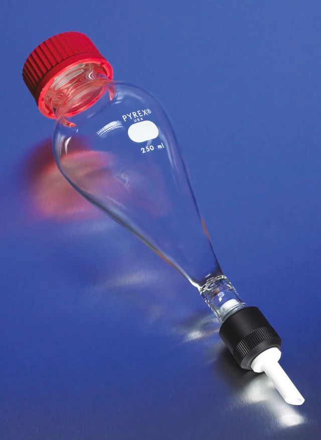 Corning<sup>?</sup> valve bottom, PTFE, 8 mm