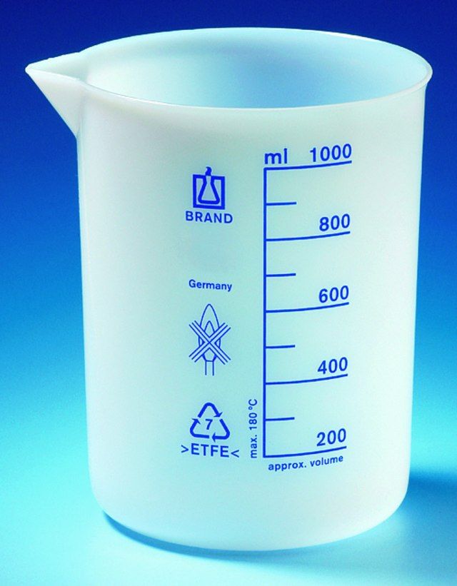 BRAND<sup>?</sup> ETFE beaker with spout, low form