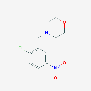 Morpholine,4-[(2-chloro-5-nitrophenyl)methyl]-图片