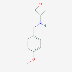 N-(4-Methoxybenzyl)oxetan-3-yl-amine图片