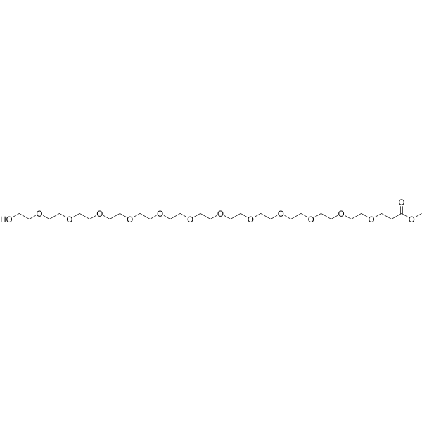 Methyl propionate-PEG12图片