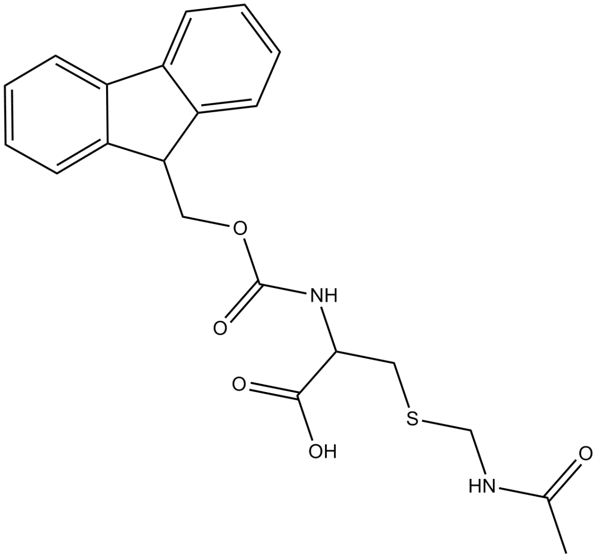 Fmoc-D-Cys(Acm)-OH图片