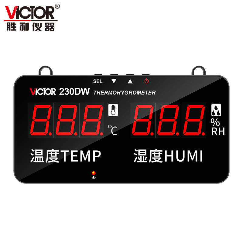 VICTOR 230DW壁挂式温湿度�?带蓝�?WIFI,语音播报)图片