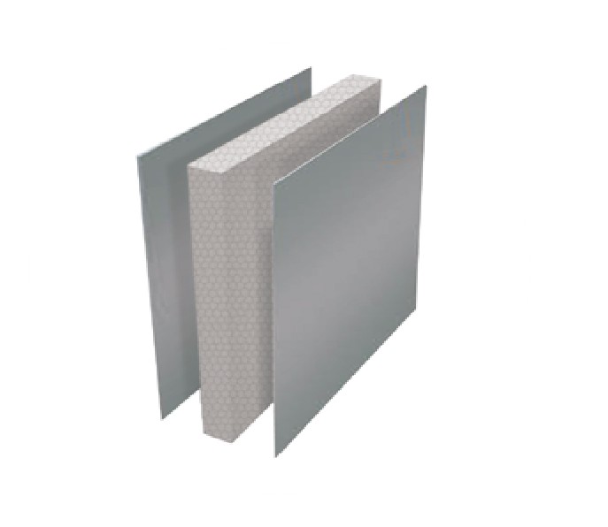 一体化钢面无机硅晶防排烟板图片