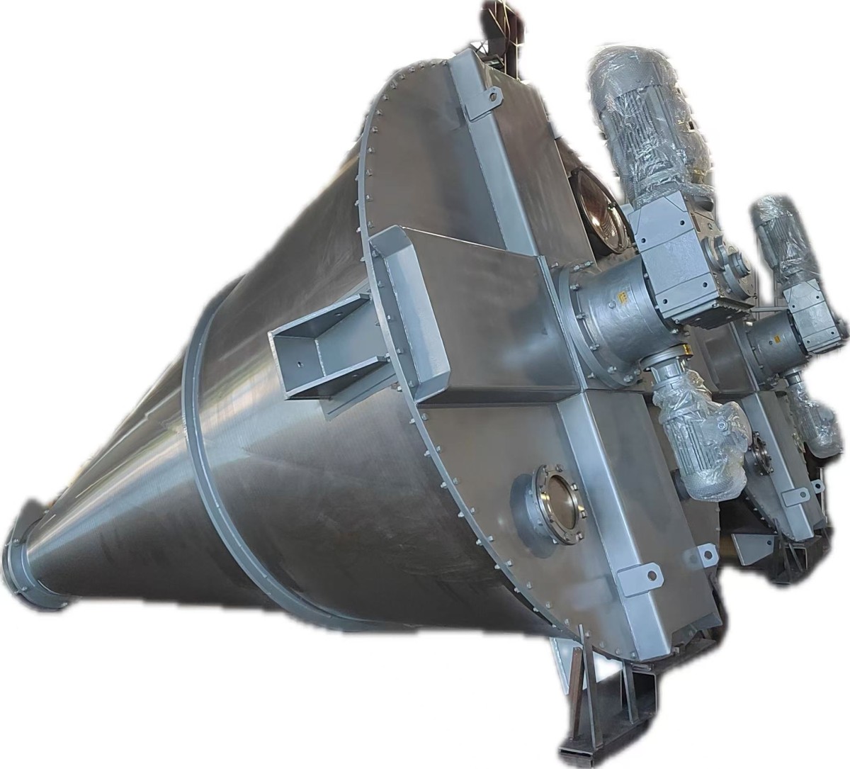 锥形单螺?双螺?三螺旋混合机图片