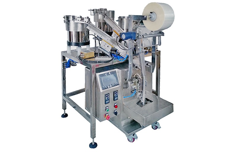 Multifunctional hardware accessories small vertical packaging machine图片