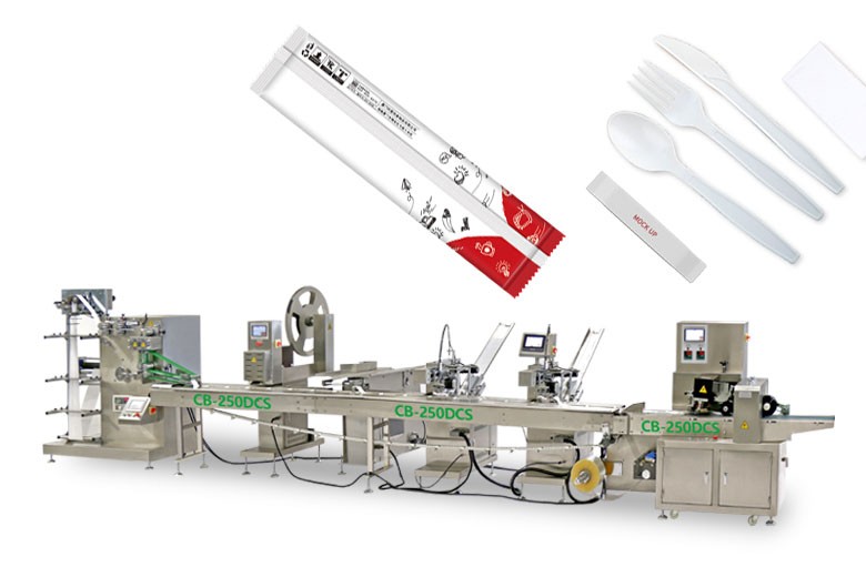 Disposable tableware packaging line CB-250DCS图片