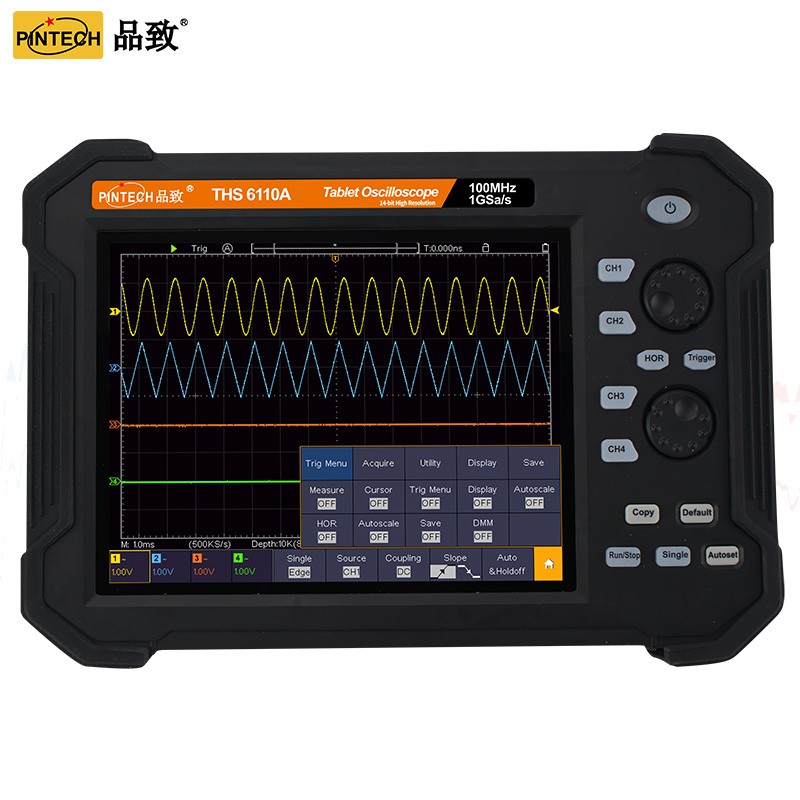 THS6000 70MHz四通道手持式平板示波器图片