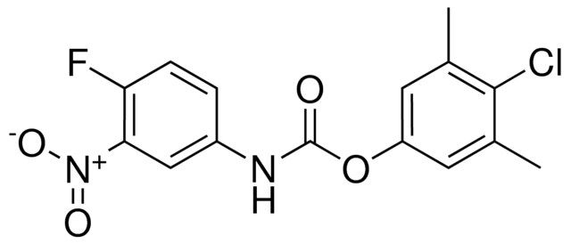 4-CHLORO-3,5-DIMETHYLPHENYL N-(4-FLUORO-3-NITROPHENYL)CARBAMATE