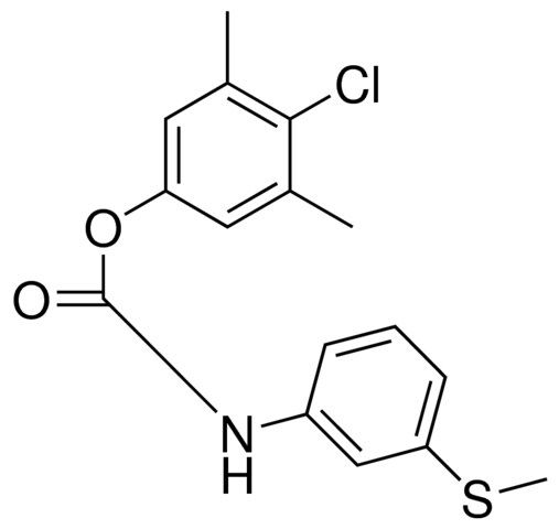 4-CHLORO-3,5-DIMETHYLPHENYL N-(3-METHYLTHIOPHENYL)CARBAMATE