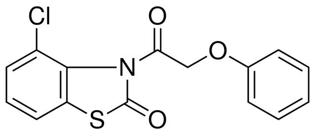 4-CHLORO-3-PHENOXYACETYL-3H-BENZOTHIAZOL-2-ONE