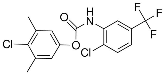 4-CHLORO-3,5-DIMETHYLPHENYL N-(2-CHLORO-5-(TRIFLUOROMETHYL)PHENYL)CARBAMATE