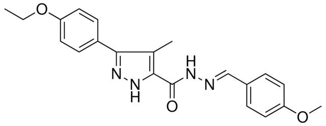 5-(4-ETHOXY-PH)-4-ME-2H-PYRAZOLE-3-CARBOXYLIC ACID (4-MEO-BENZYLIDENE)-HYDRAZIDE