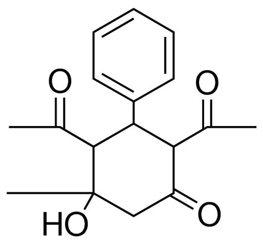 2,4-DIACETYL-5-HYDROXY-5-METHYL-3-PHENYL-CYCLOHEXANONE