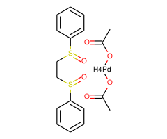 1,2-Bis(phenylsulfinyl)ethanepalladium(II) acetate