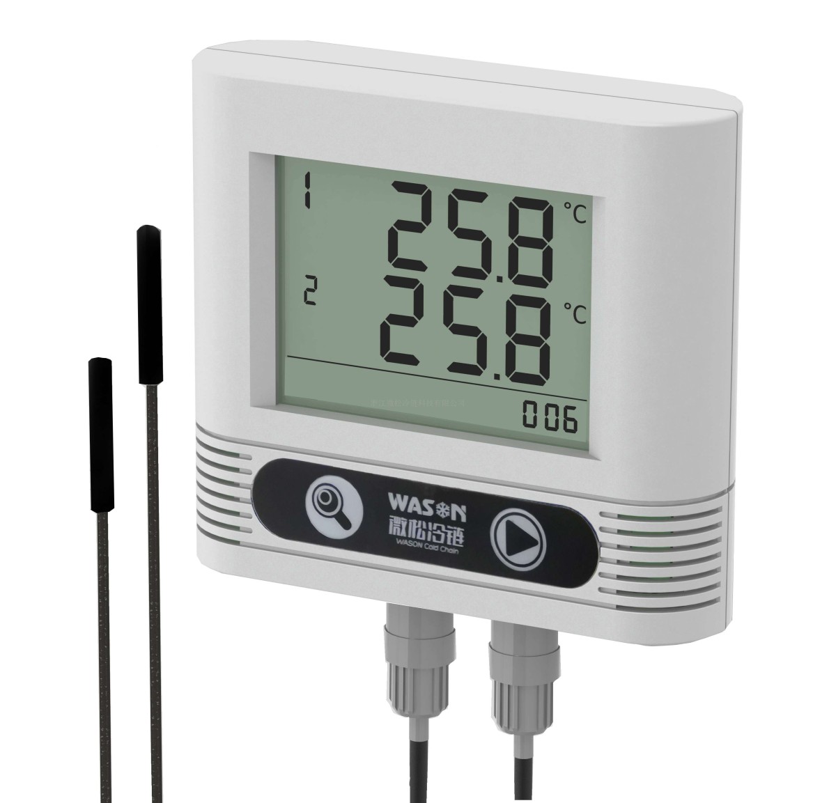 WS-T21P有线双温度采集器图片